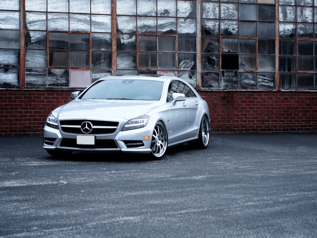 Silver Mercedes screenshot #1 640x480