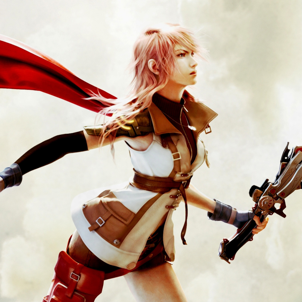 Lightning Final Fantasy XIII wallpaper 1024x1024