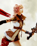 Lightning Final Fantasy XIII wallpaper 128x160