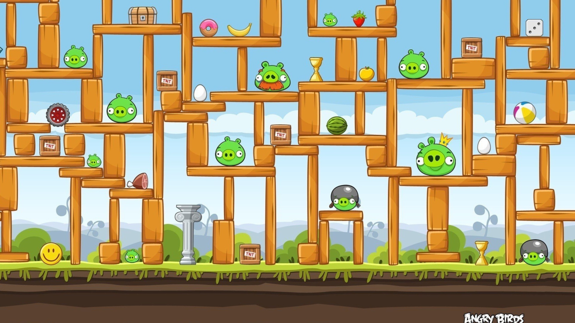 Screenshot №1 pro téma Angry Birds 1920x1080