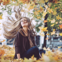 Screenshot №1 pro téma Autumn Girl 128x128