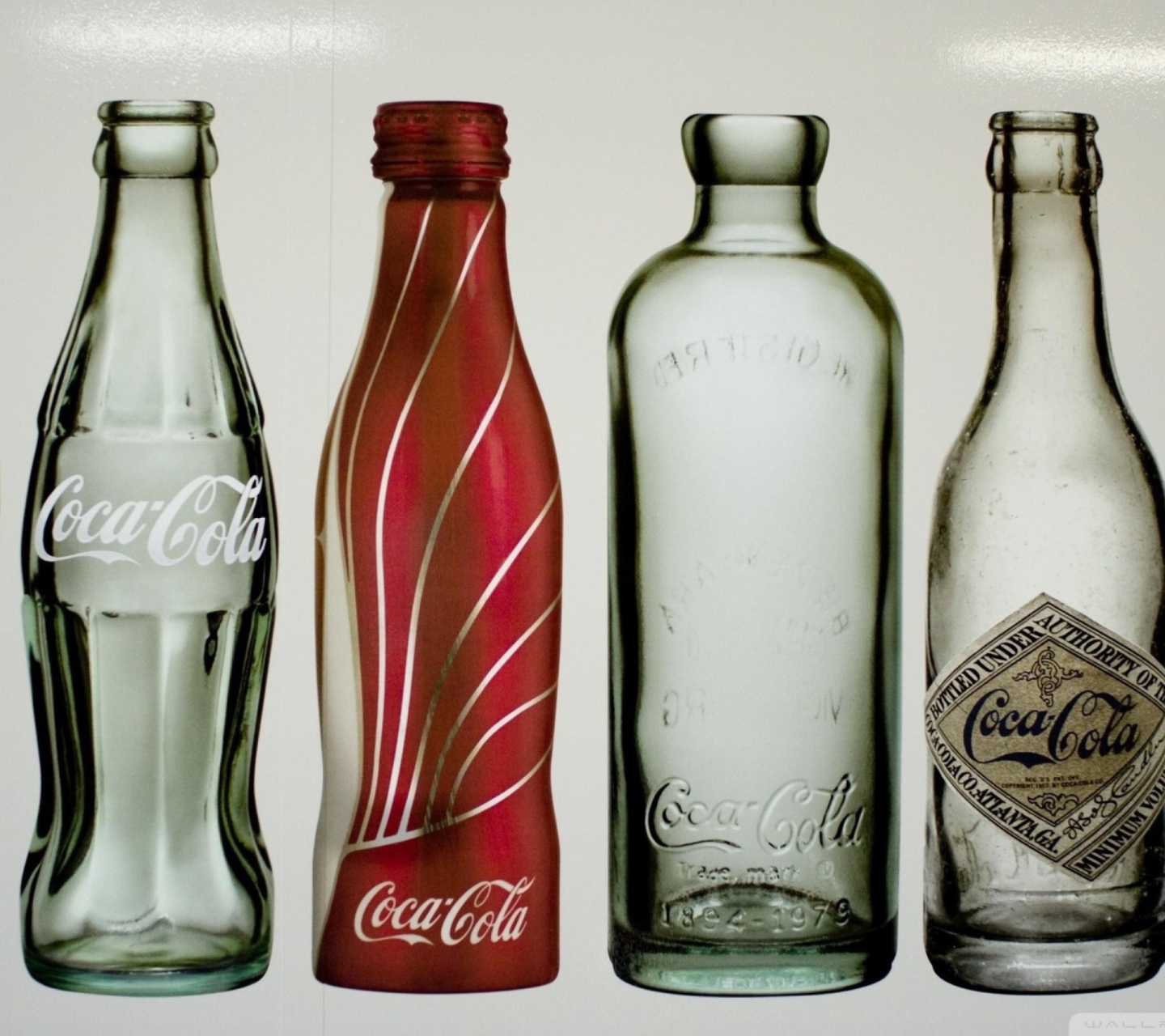Old Coca Cola Bottles wallpaper 1440x1280