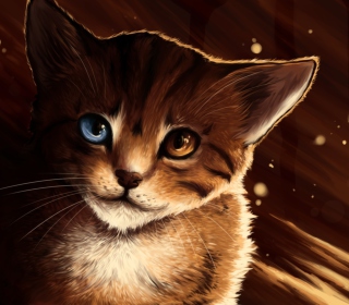 Kostenloses Drawn Cat Wallpaper für iPad mini 2