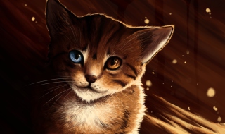 Drawn Cat - Obrázkek zdarma pro HTC One