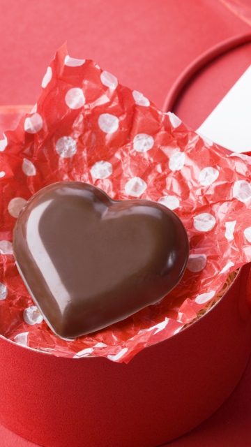 Sfondi Chocolate Heart 360x640