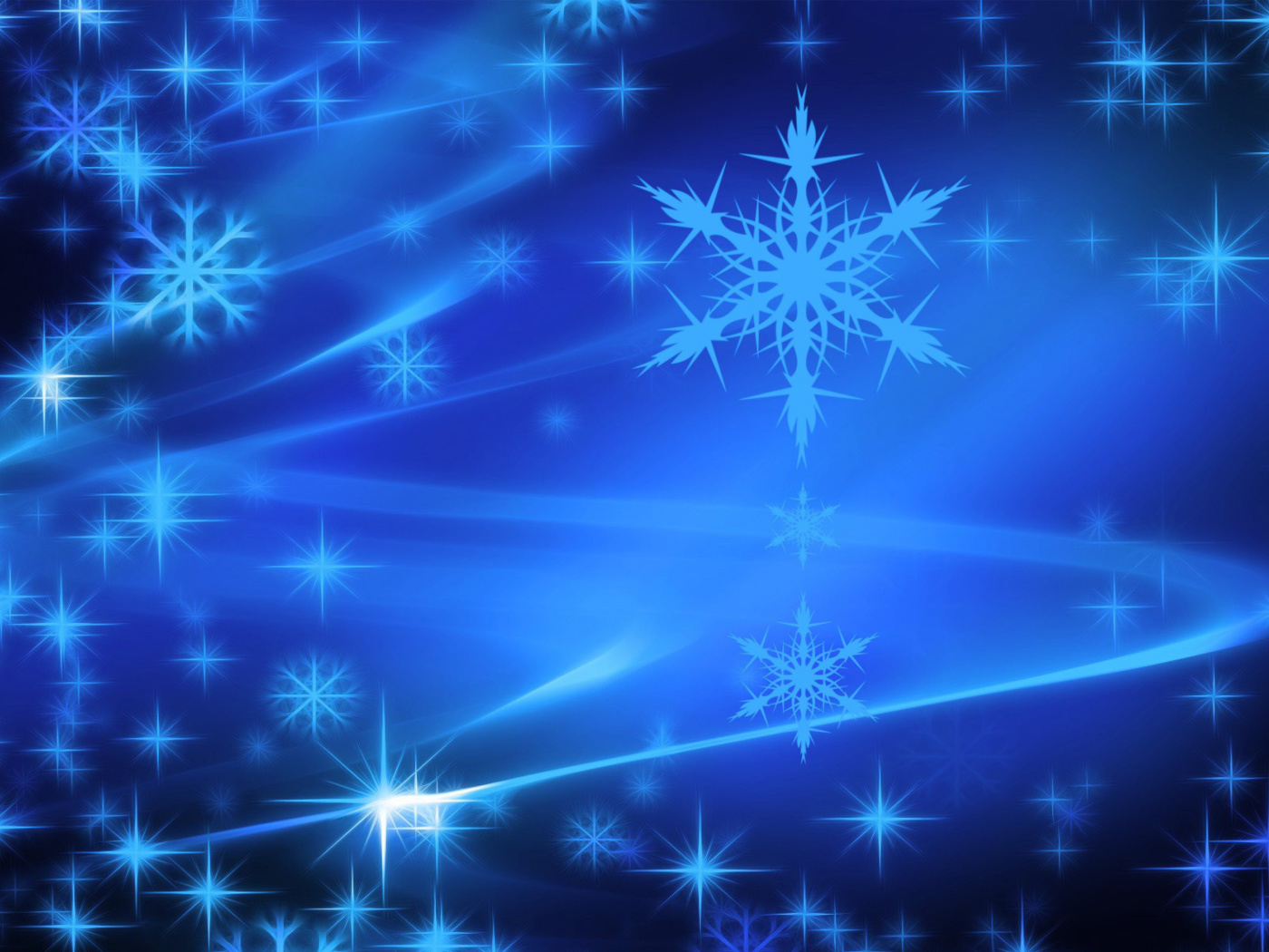 Das Snowflakes Wallpaper 1400x1050