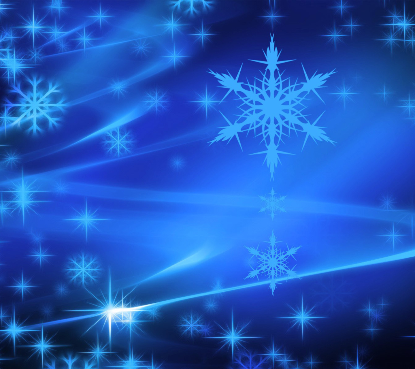 Screenshot №1 pro téma Snowflakes 1440x1280