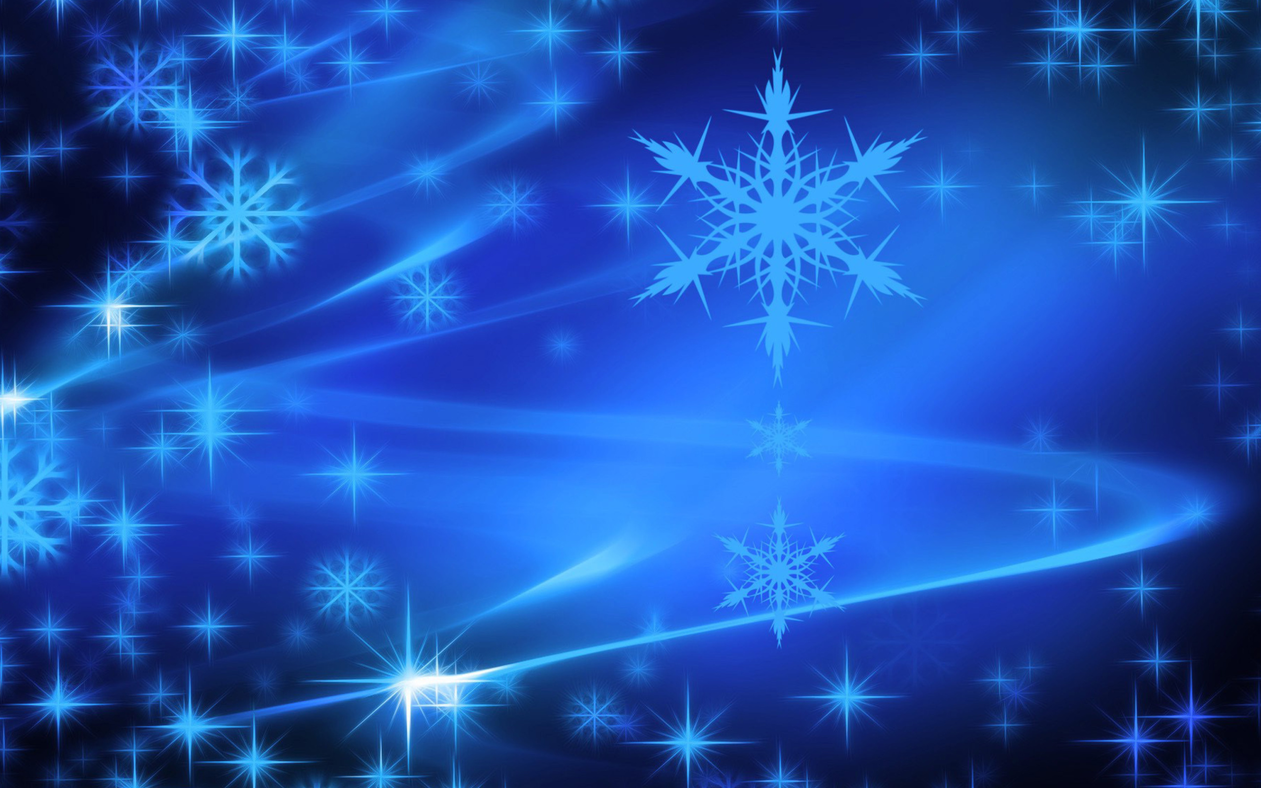 Das Snowflakes Wallpaper 2560x1600