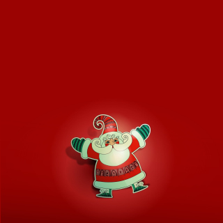 Kostenloses Dancing Santa Wallpaper für iPad 2