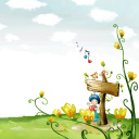 Fairyland Illustration wallpaper 128x128