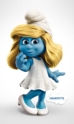 Das Smurfette Wallpaper 240x400