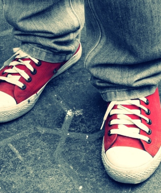 Red Sneakers - Obrázkek zdarma pro iPhone 5C