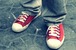 Red Sneakers Wallpaper for Android, iPhone and iPad
