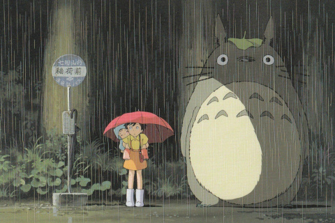 Fondo de pantalla My Neighbor Totoro Japanese animated fantasy film 480x320