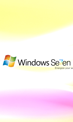 Windows Se7en wallpaper 240x400