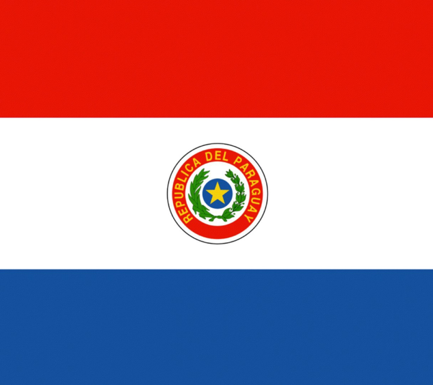 Sfondi Paraguay Flag 1440x1280