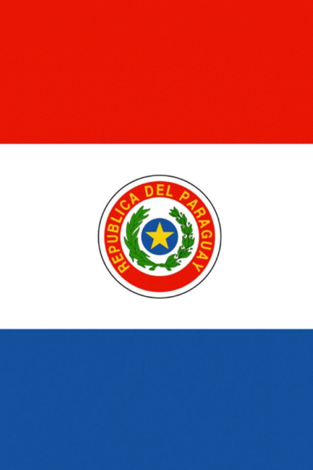Fondo de pantalla Paraguay Flag 640x960