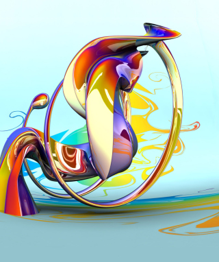 Color Abstract - Obrázkek zdarma pro Nokia X6