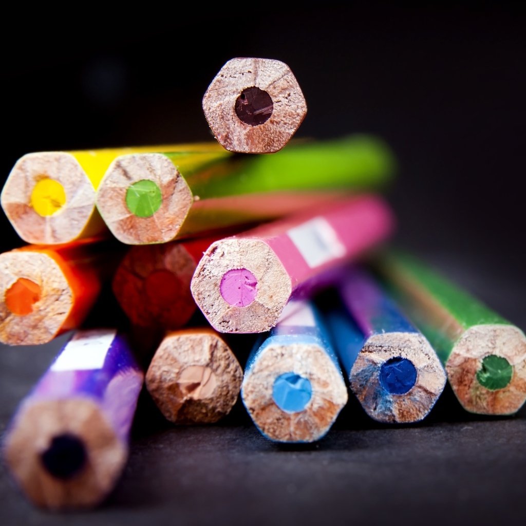 Sfondi Bright Colorful Pencils 1024x1024