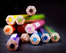 Bright Colorful Pencils screenshot #1 220x176