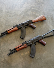 Fondo de pantalla AK 74 Kalashnikov Assault Rifle 176x220