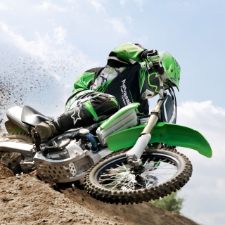 Kawasaki Motocross - Obrázkek zdarma pro iPad