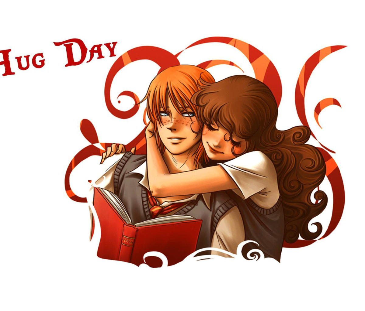 Das National Hugging Day Wallpaper 1200x1024