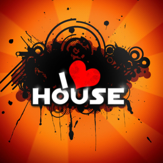 I Love House Music - Obrázkek zdarma pro iPad Air