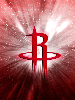 Das Houston Rockets NBA Team Wallpaper 240x320
