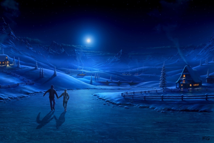 Screenshot №1 pro téma Moonlight Walk