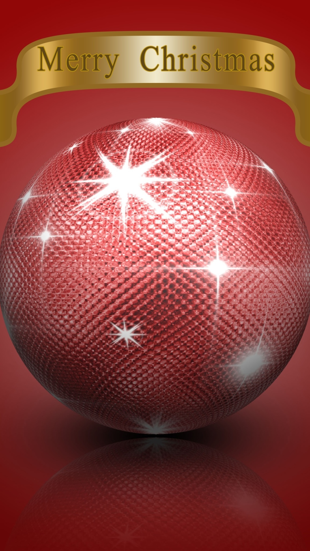 Screenshot №1 pro téma 2018 New Year Red Background 1080x1920