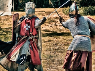 Обои Knight Tournament 320x240