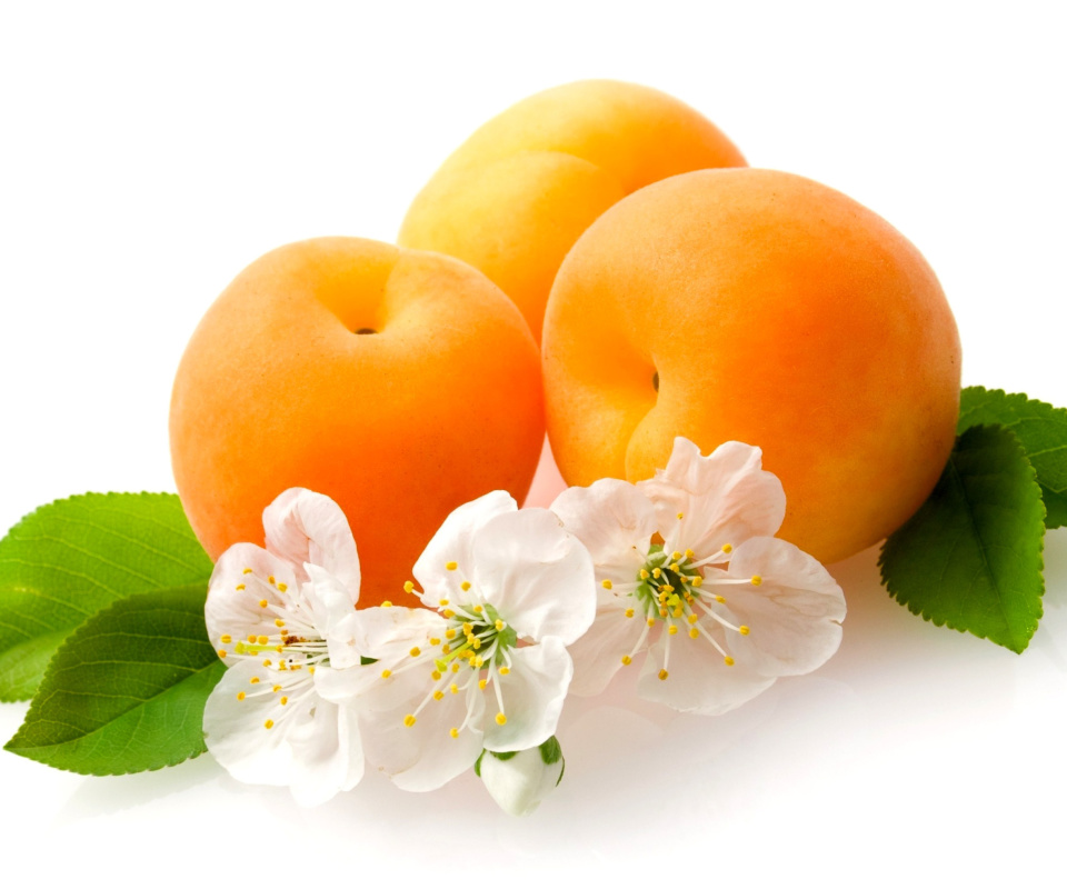 Das Apricot Fruit Wallpaper 960x800