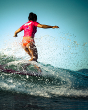 Colorful Surfing wallpaper 176x220