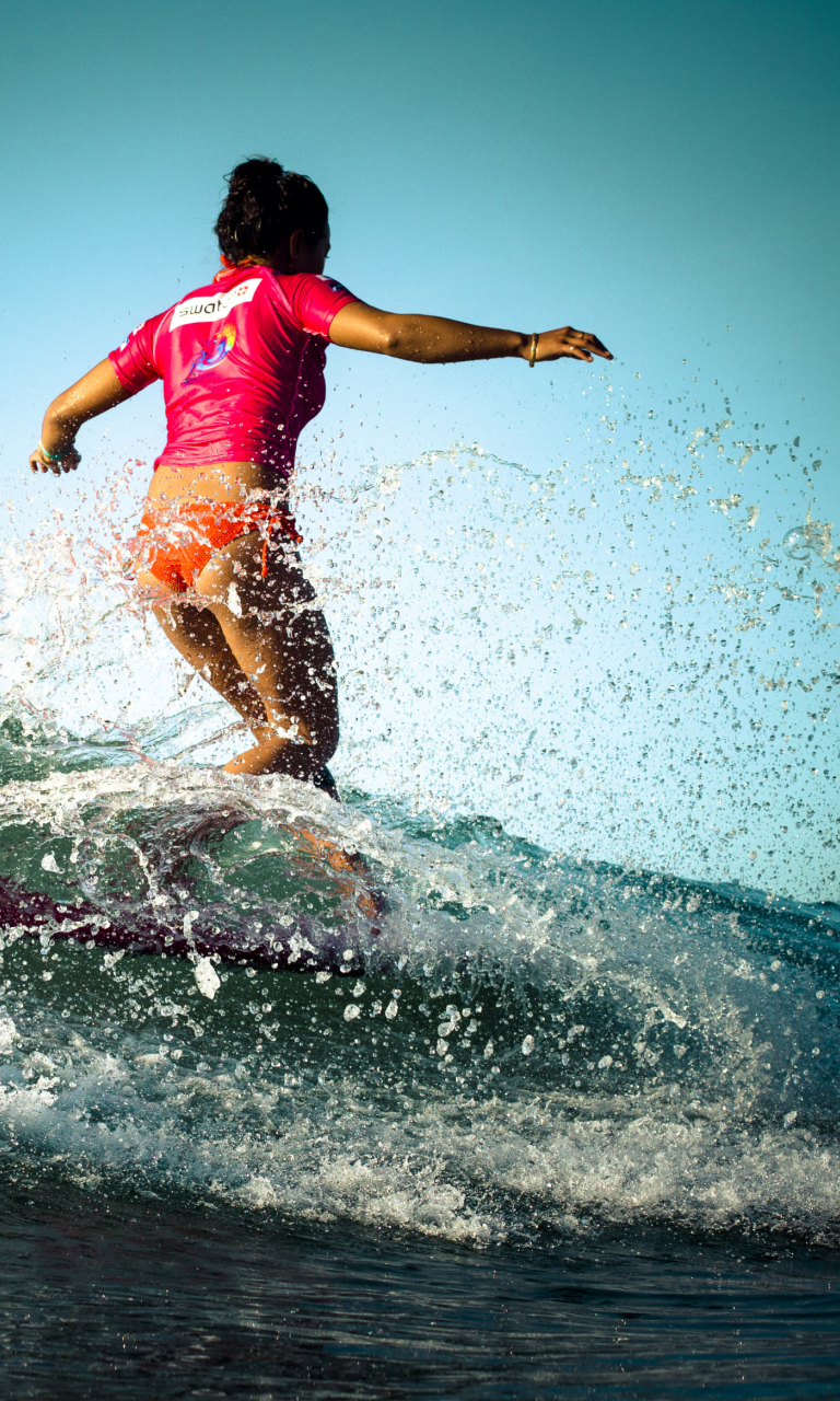 Colorful Surfing wallpaper 768x1280