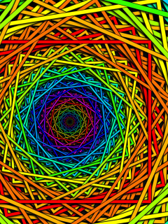 Colored Squares screenshot #1 240x320