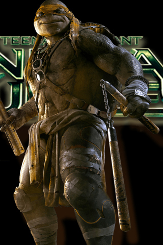 Screenshot №1 pro téma TMNT 2014 Michelangelo 320x480