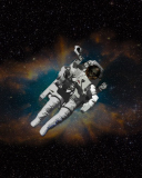 Skull Of Astronaut In Space screenshot #1 128x160