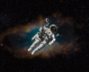 Fondo de pantalla Skull Of Astronaut In Space 176x144