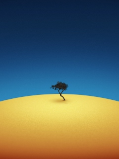 Screenshot №1 pro téma Lonely Tree 240x320