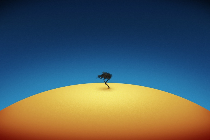 Lonely Tree wallpaper