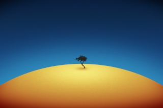 Lonely Tree Background for Android, iPhone and iPad