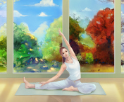 Screenshot №1 pro téma Yoga Girl 176x144