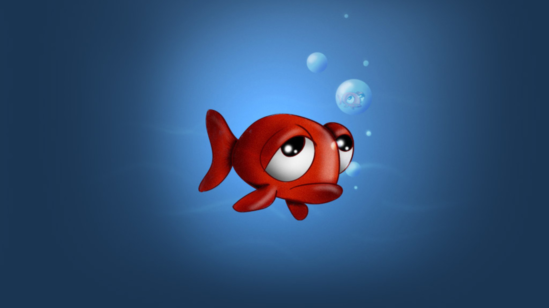 Screenshot №1 pro téma Sad Fish 1920x1080