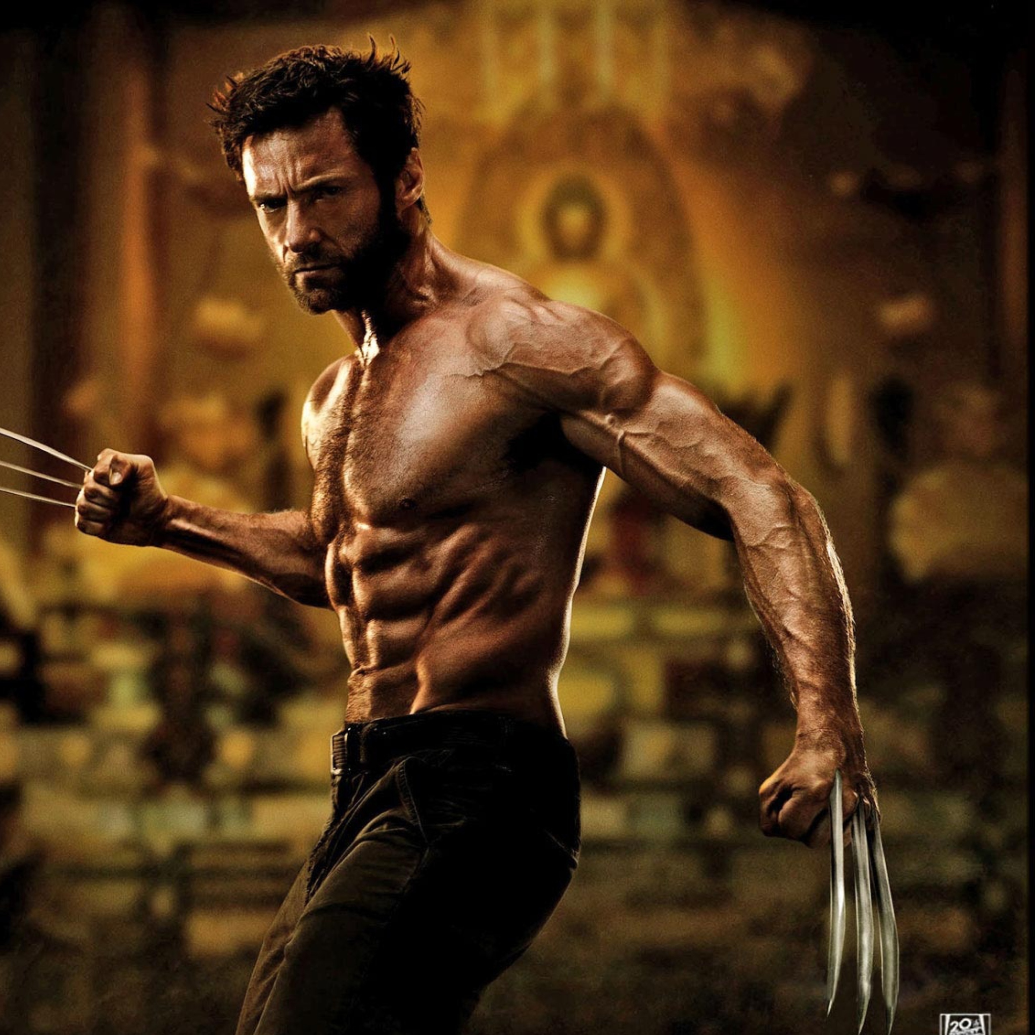 Обои The Wolverine 2013 Movie 2048x2048