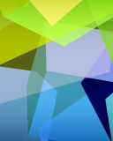 Screenshot №1 pro téma Light Geometric Shapes 128x160