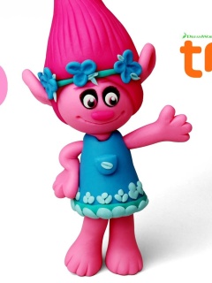 Trolls 2016 HD wallpaper 240x320