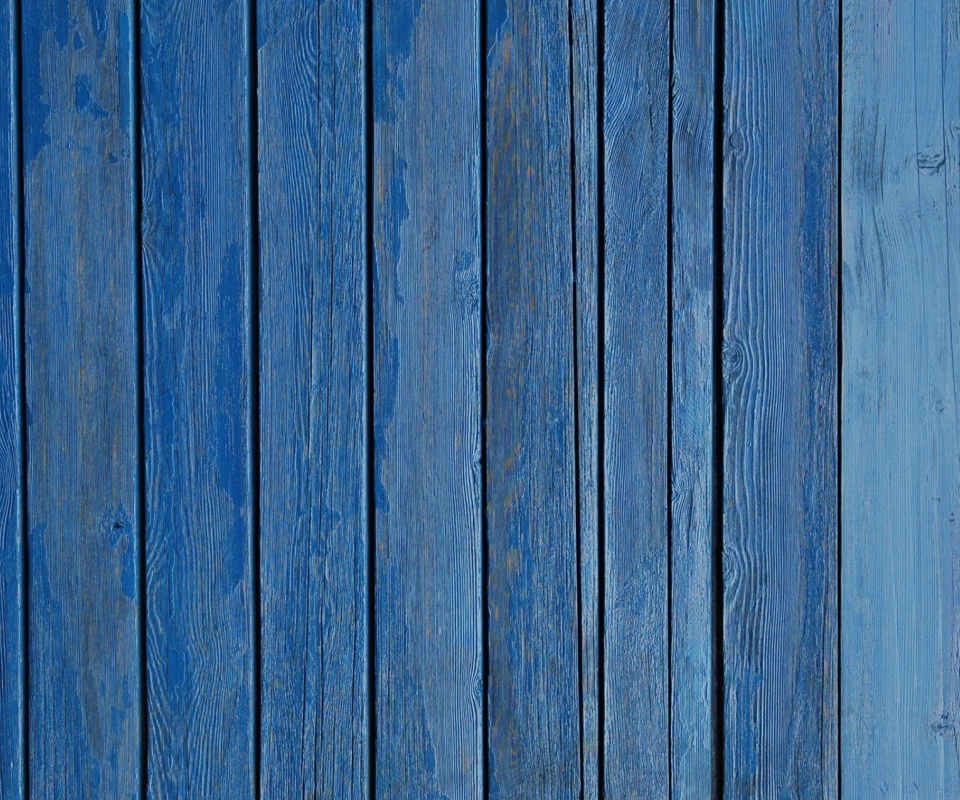 Fondo de pantalla Blue wood background 960x800
