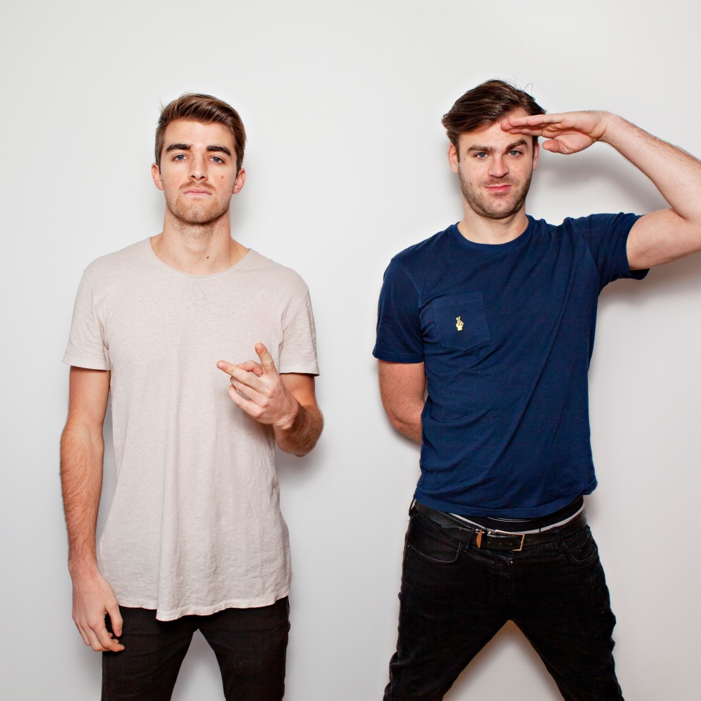 The Chainsmokers with Andrew Taggart and Alex Pall wallpaper 1024x1024