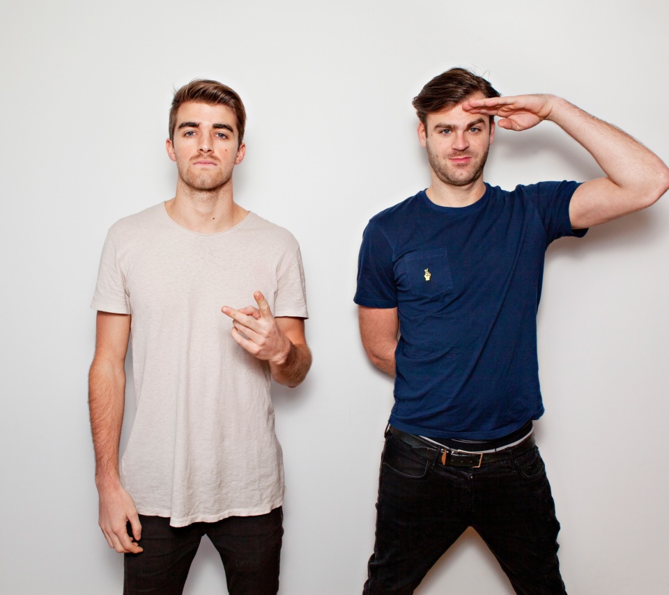 The Chainsmokers with Andrew Taggart and Alex Pall wallpaper 960x854